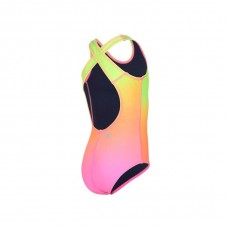 MAIÔ SPEEDO GLOW KIDS - AMARELO SPIRIT ROSA EUPHORIA